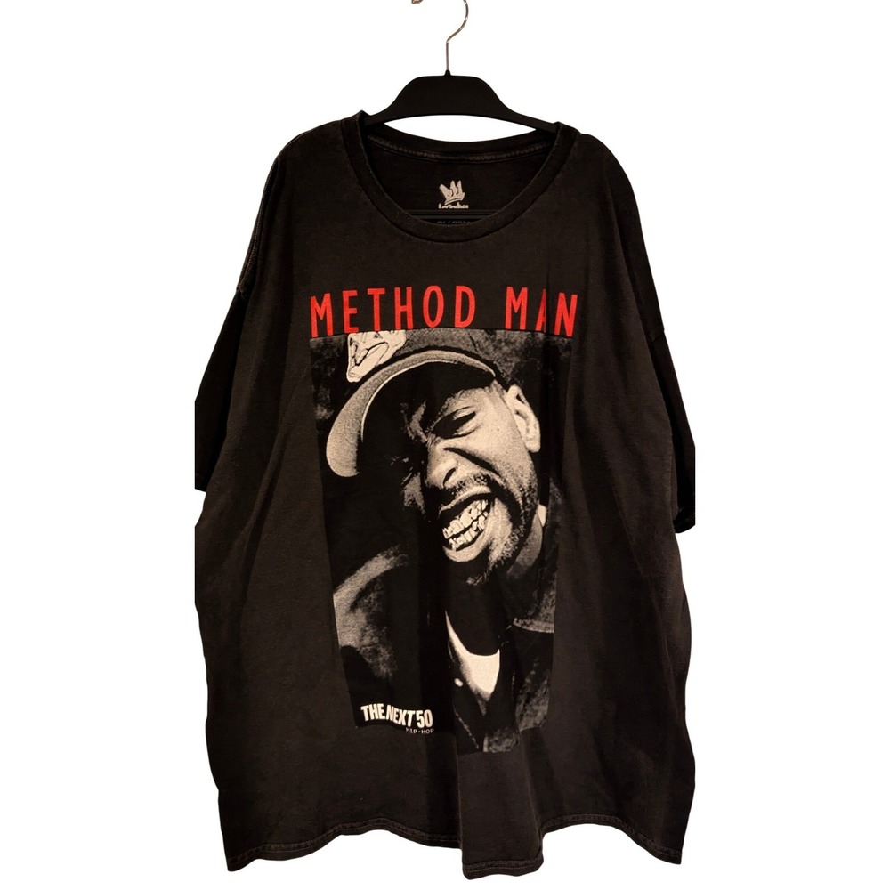 Legends Apparel Method Man Graphic T Shirt XL 2 Tone Hip Hop